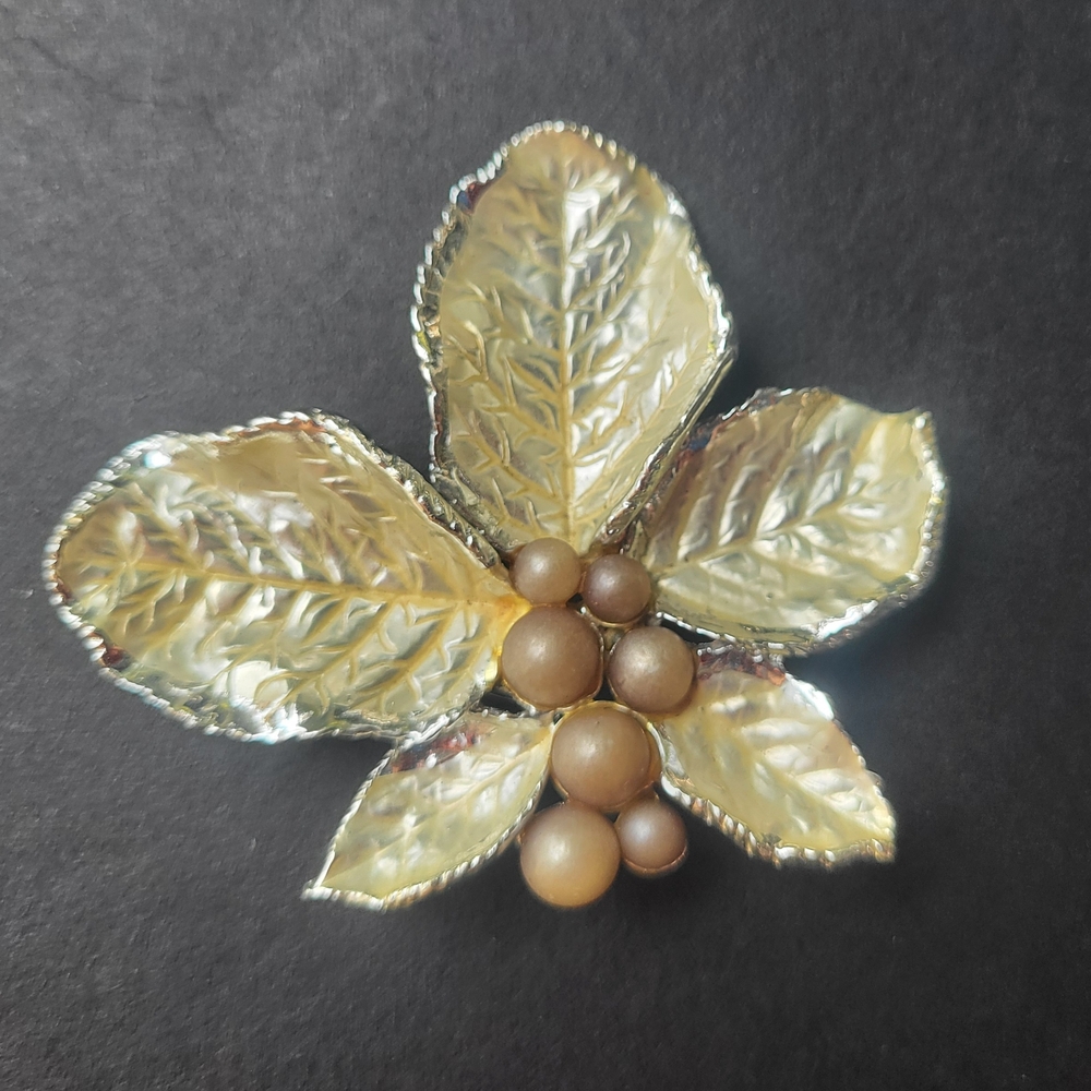 Vintage Colco Flower Brooch